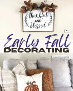 Early Fall Decorating