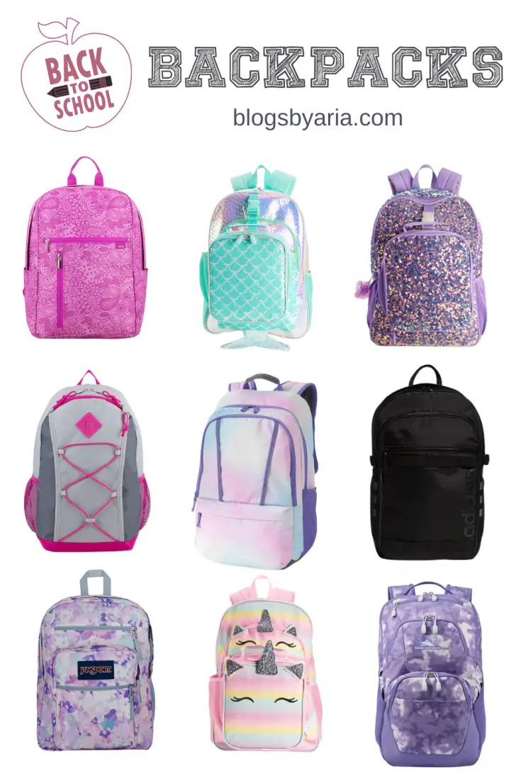 back to school bookbags