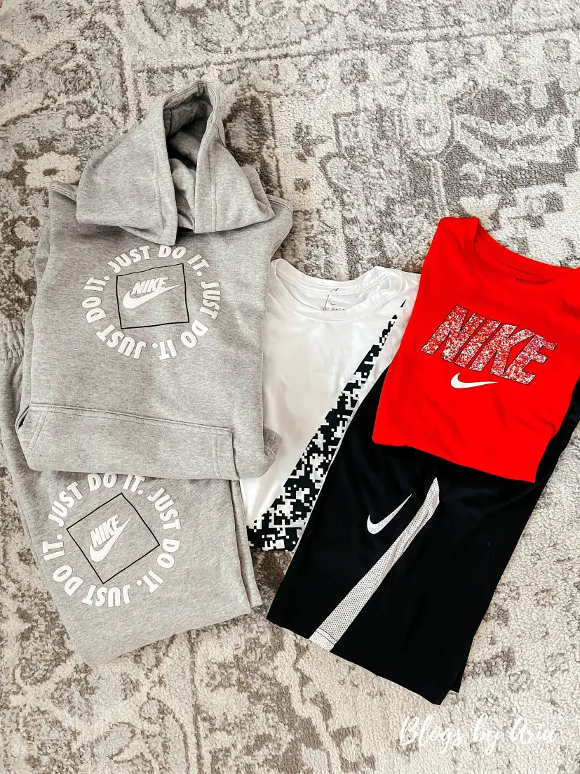 Nike tween boys clothes for back to school