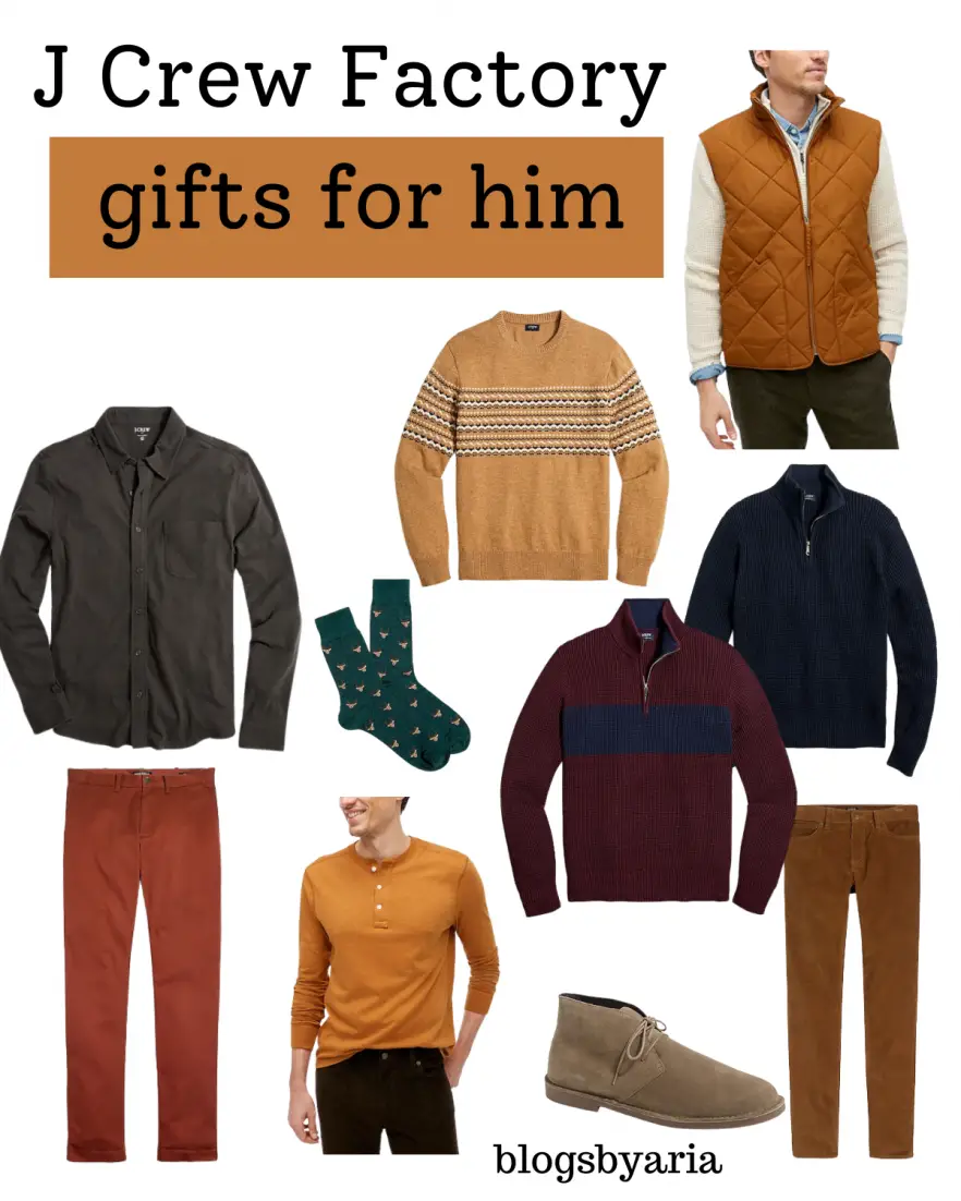 J Crew Factory gifts for him