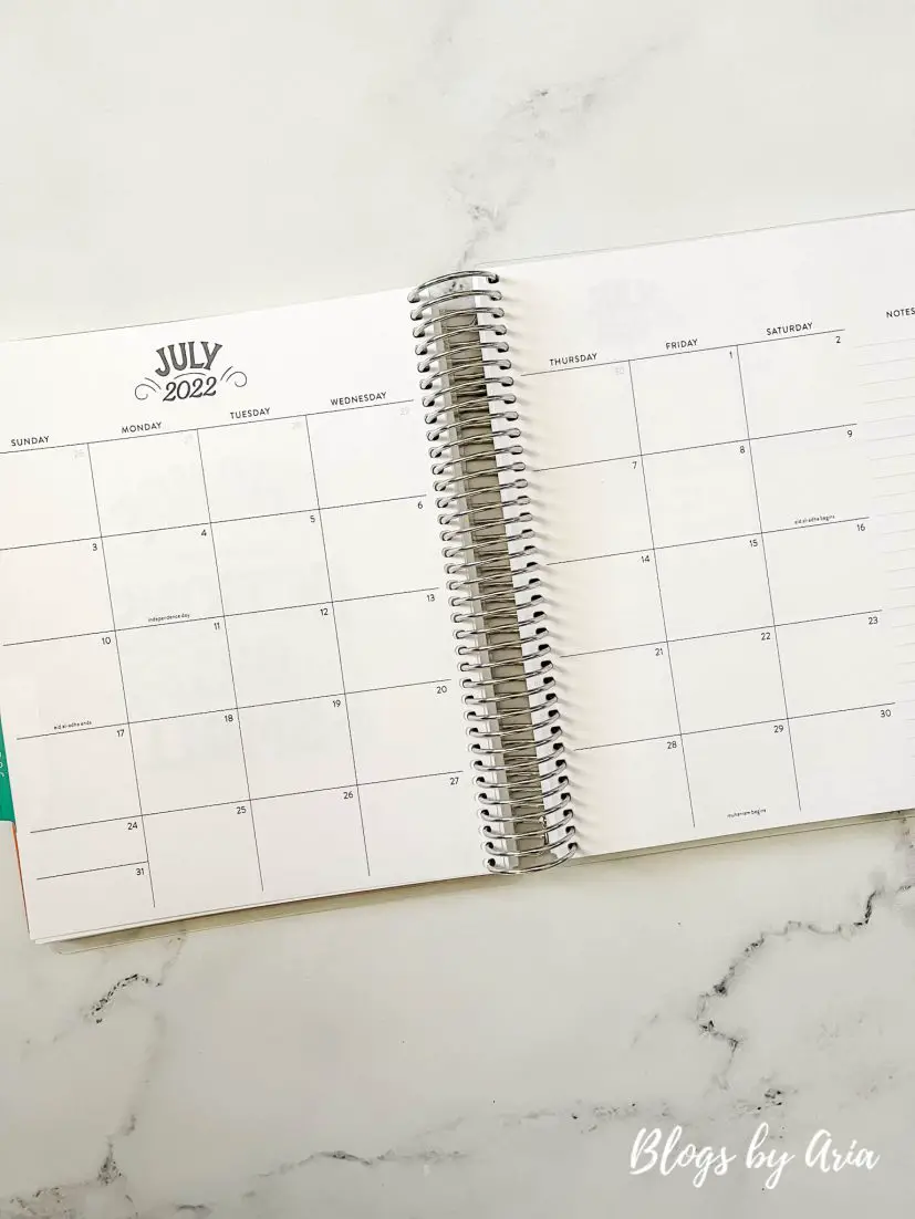 Erin Condren 2022 new planner layout