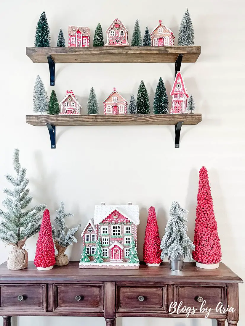 Gingerbread Floating Shelves