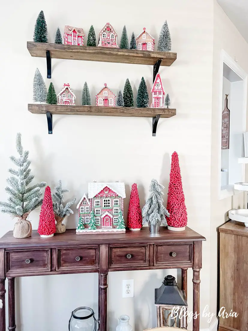 how to decorate with gingerbread houses