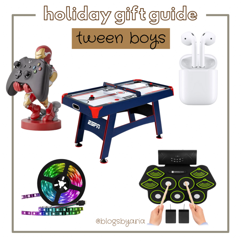 holiday gift guide for tween boys