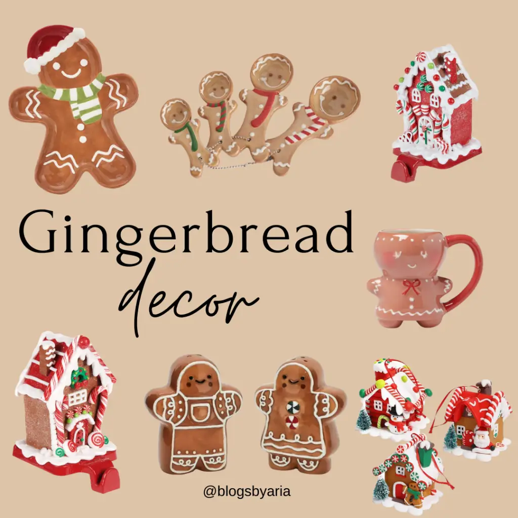 gingerbread decor finds