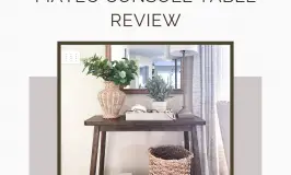 Pottery Barn Mateo Console Table Review