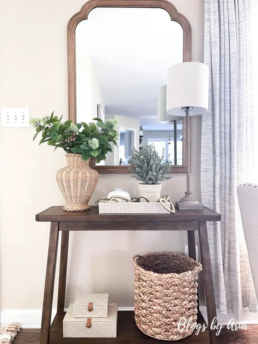 Pottery Barn console table review