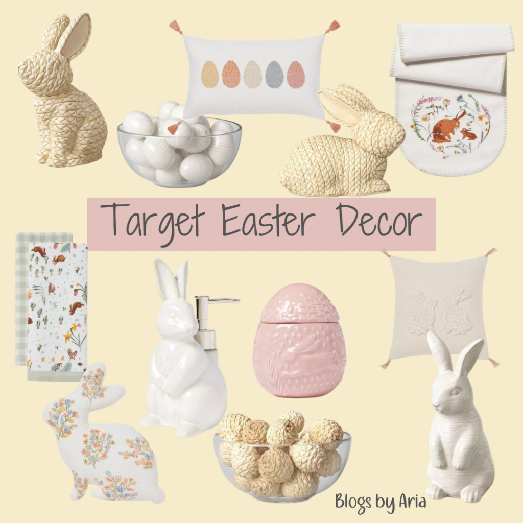 Spring Home Decor Finds for Easter Blogs by Aria
