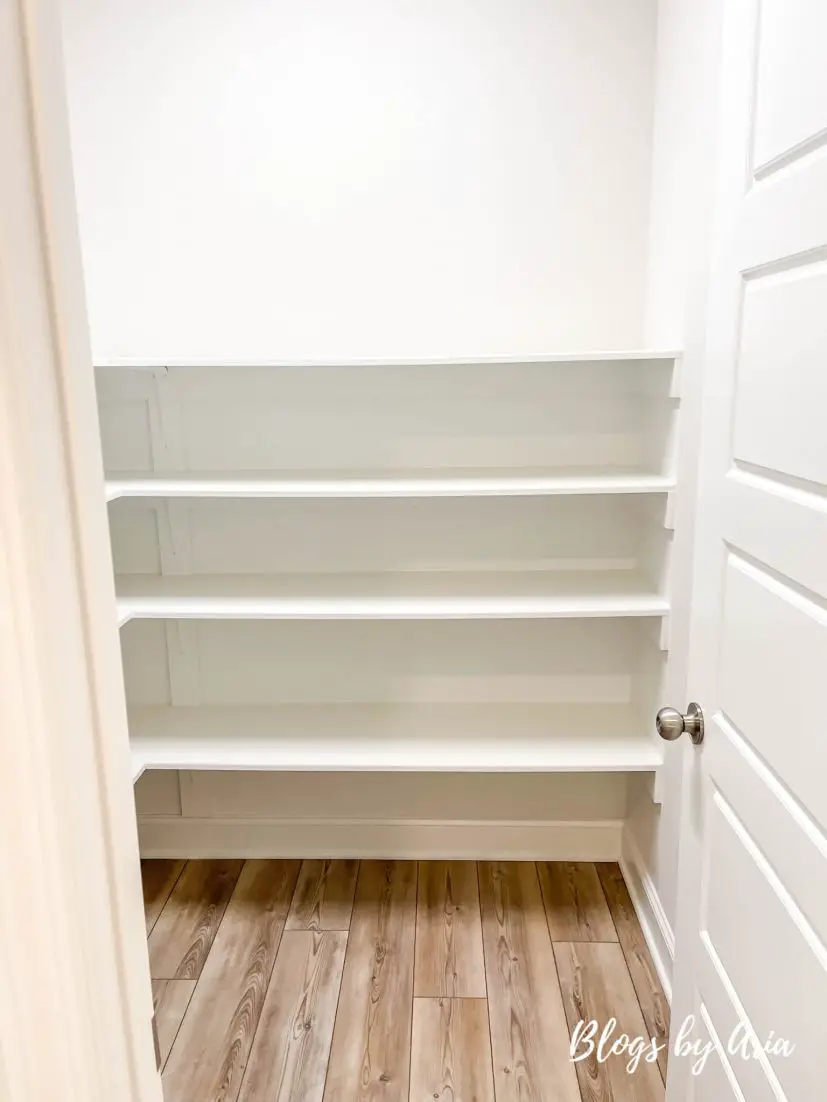 walk in pantry in the Marshall model by Mattamy Homes