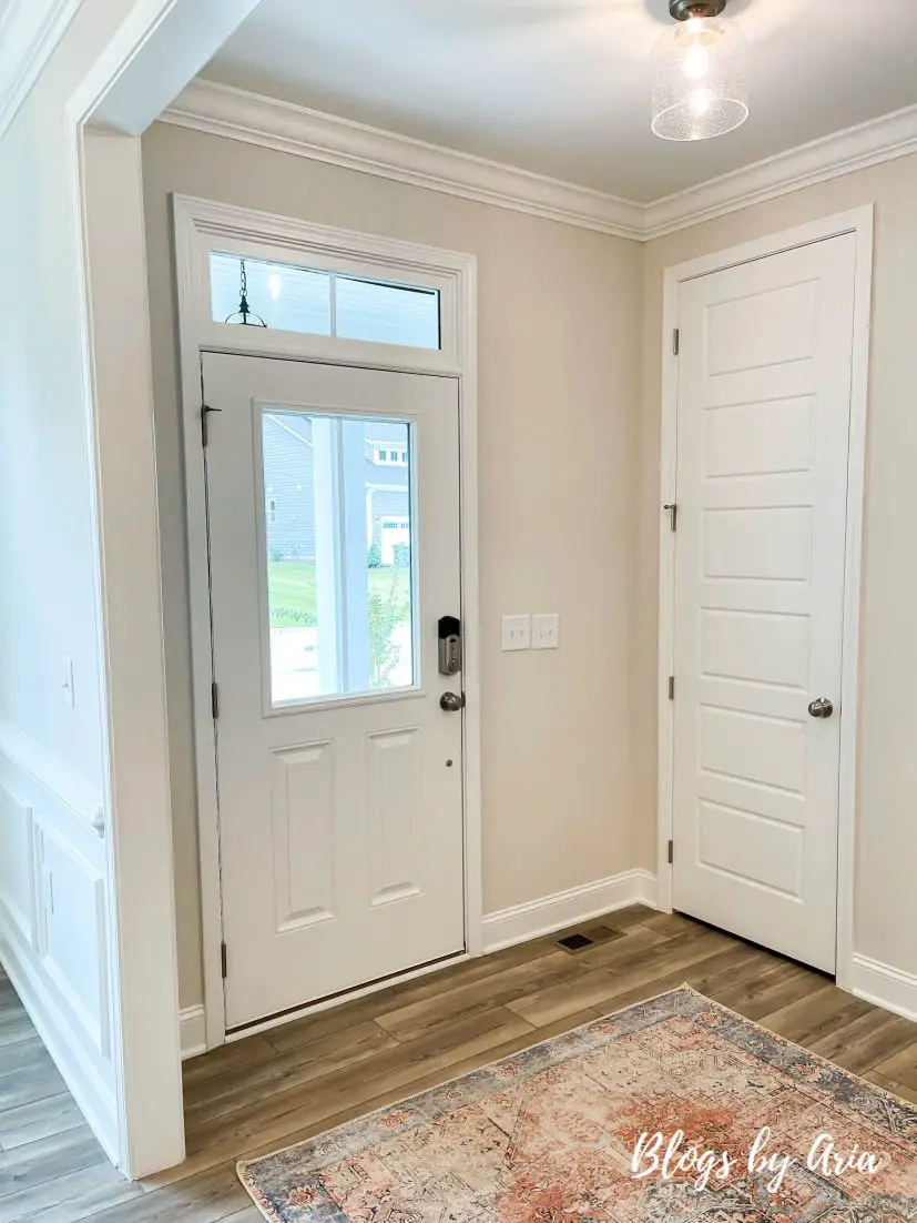 Fairview park house entryway with coat closet