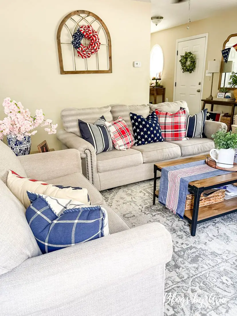 Americana decorating ideas for living room