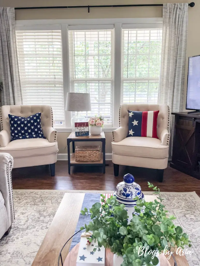 patriotic living room decorating ideas