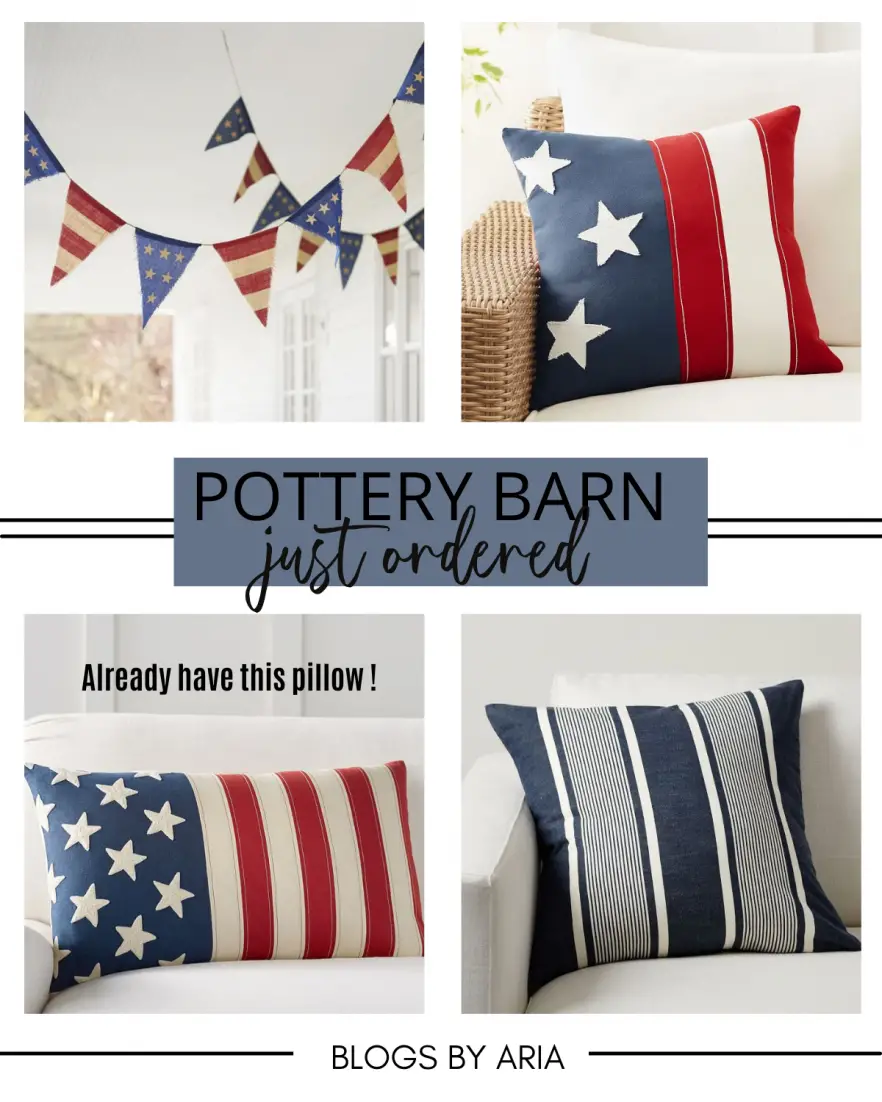 Pottery Barn buys for patriotic decorating