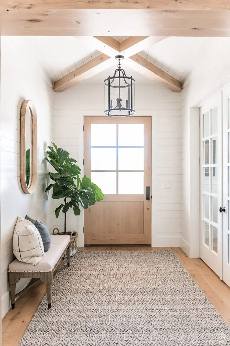 modern farmhouse entryway decor