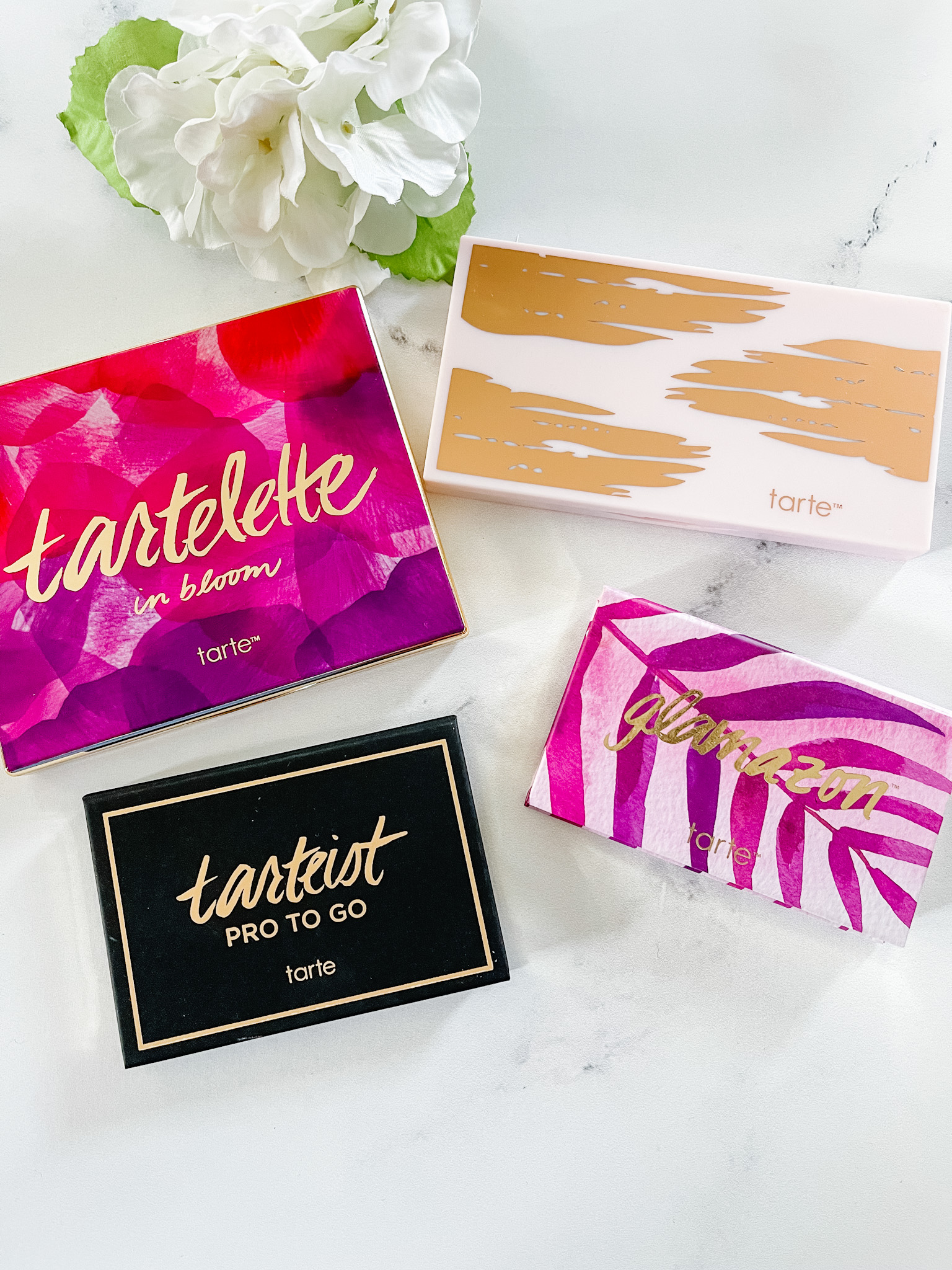 Tarte Beauty favorite eyeshadow palettes