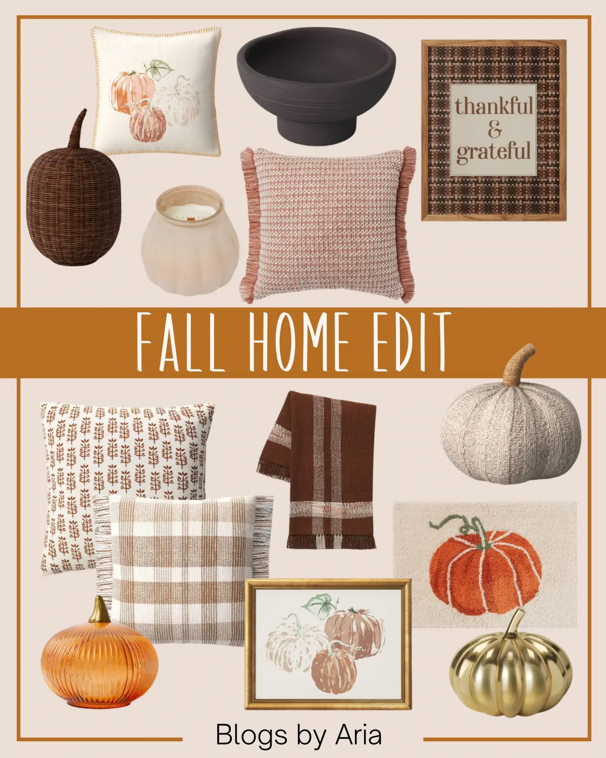 Fall home decor edit with Target