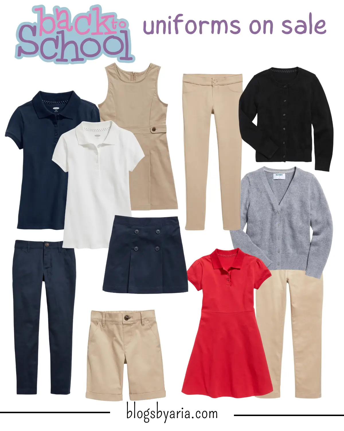 ultimate back to school shopping guide back to school girls school uniforms