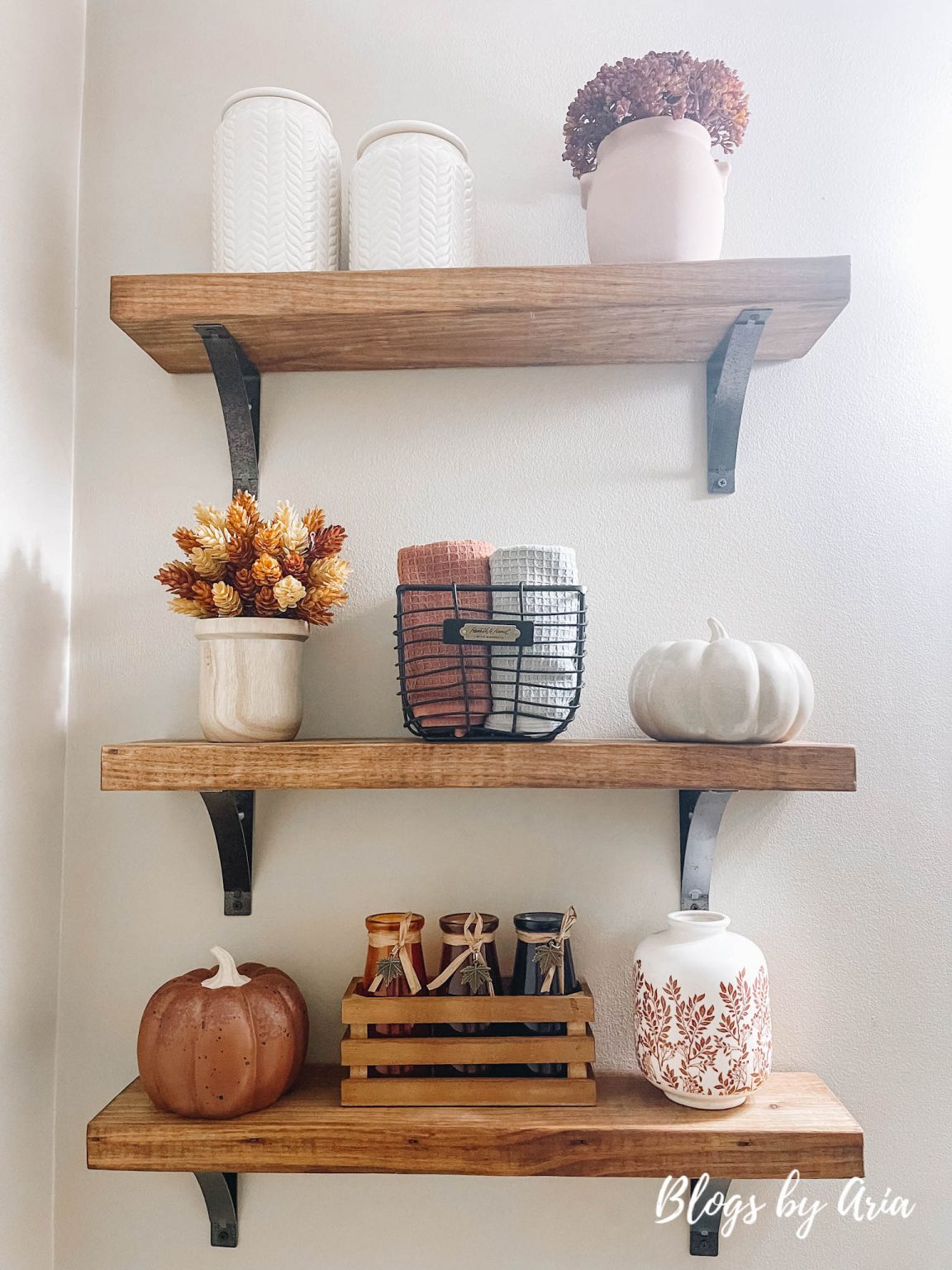 Fall Bathroom Decor Blogs by Aria