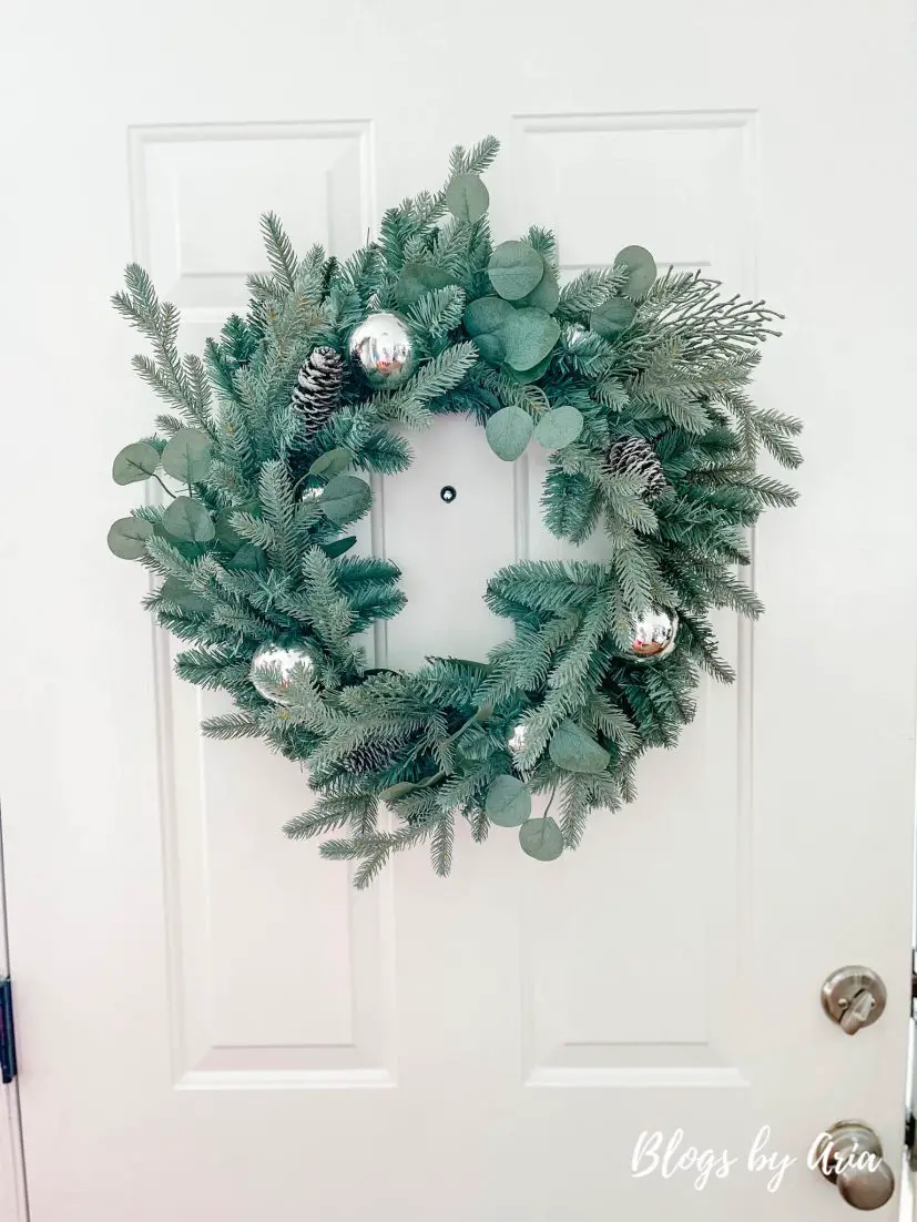 Christmas entryway decor