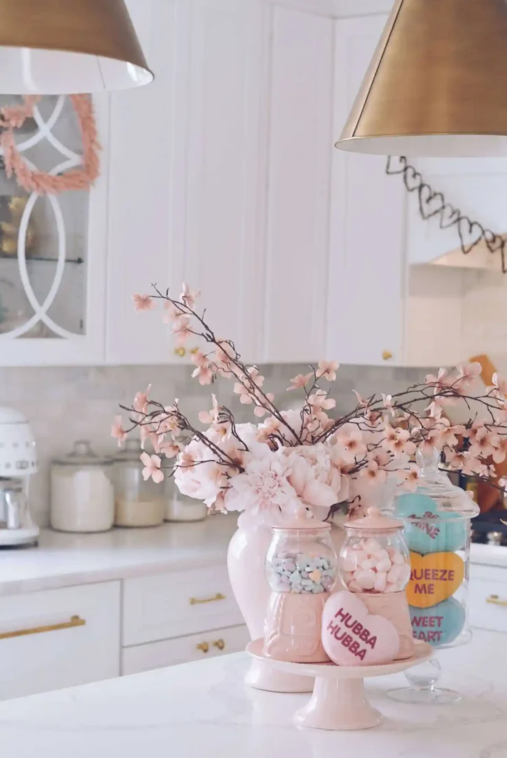 Valentine's Kitchen Table arrangement