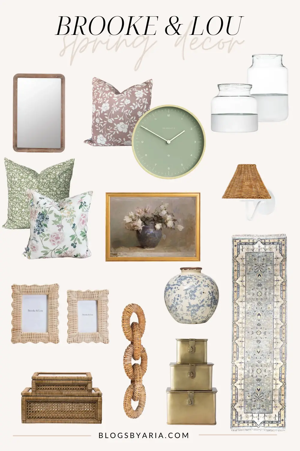 Brooke & Lou Spring Decor Finds - Blogs by Aria