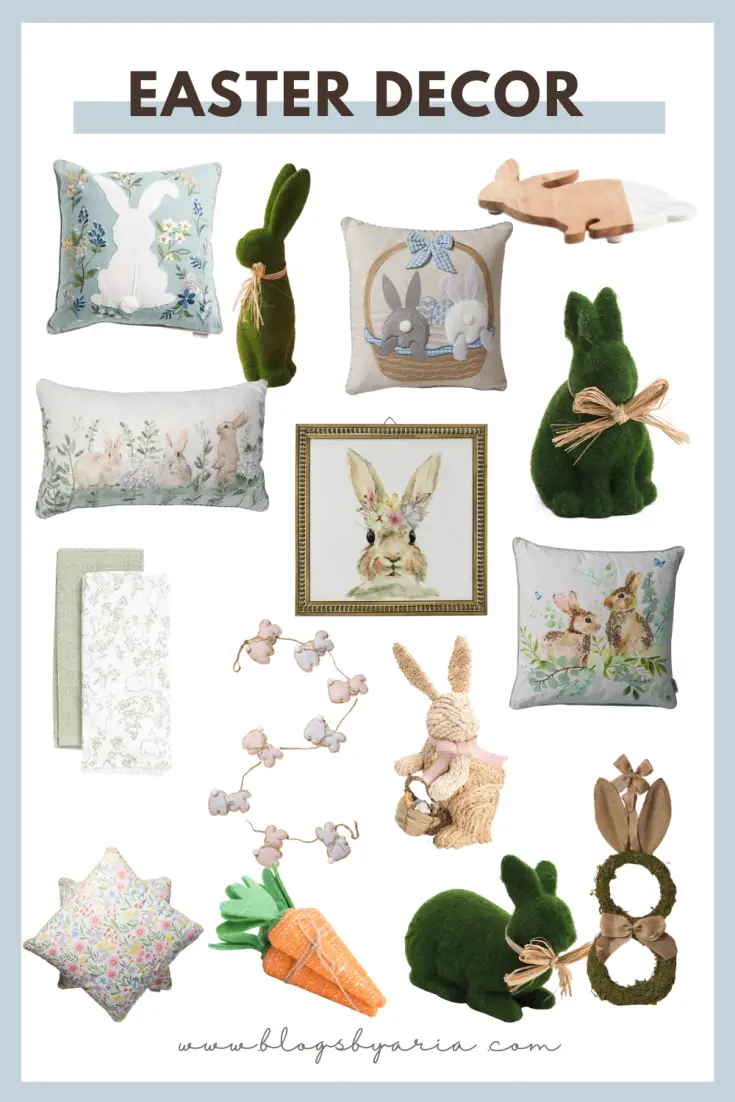 Easter Home Decorating Finds for Spring, Easter decor, Easter home decor