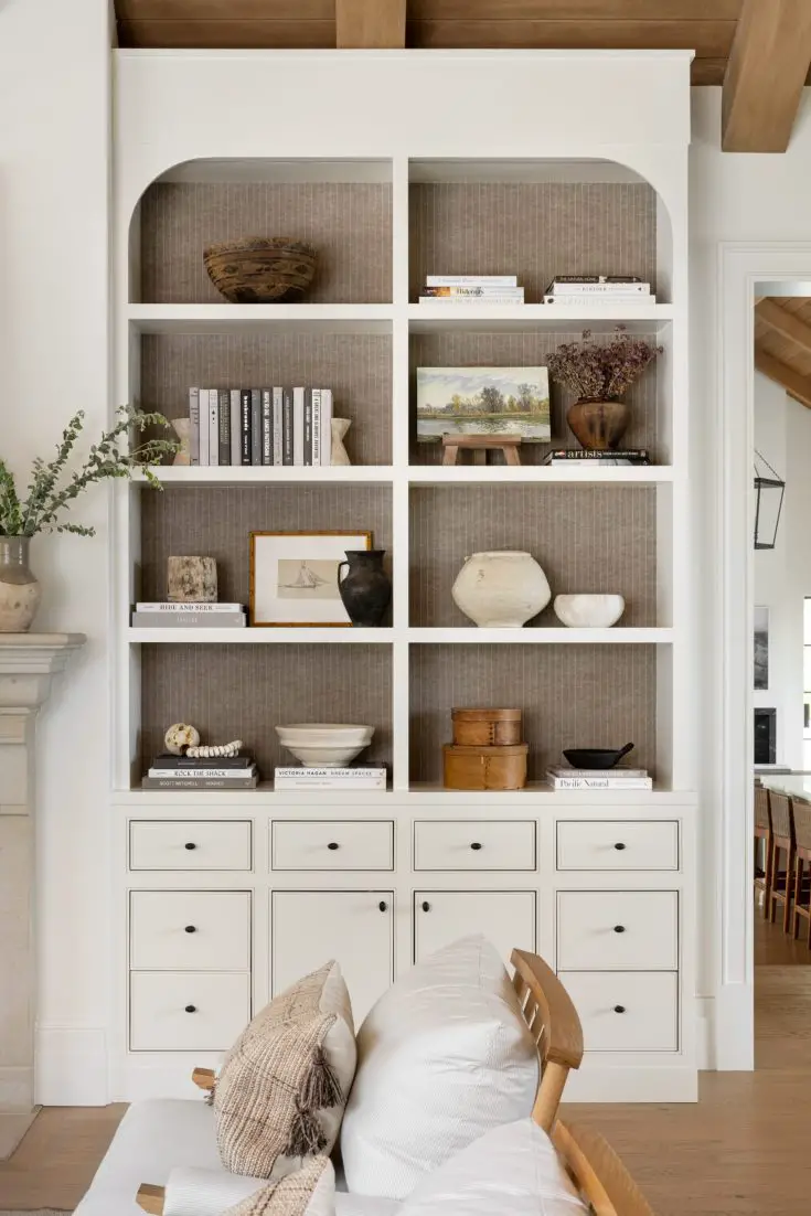 weekend watchlist - studio mcgee shelf styling ideas neutral home decorating how to style shelves
