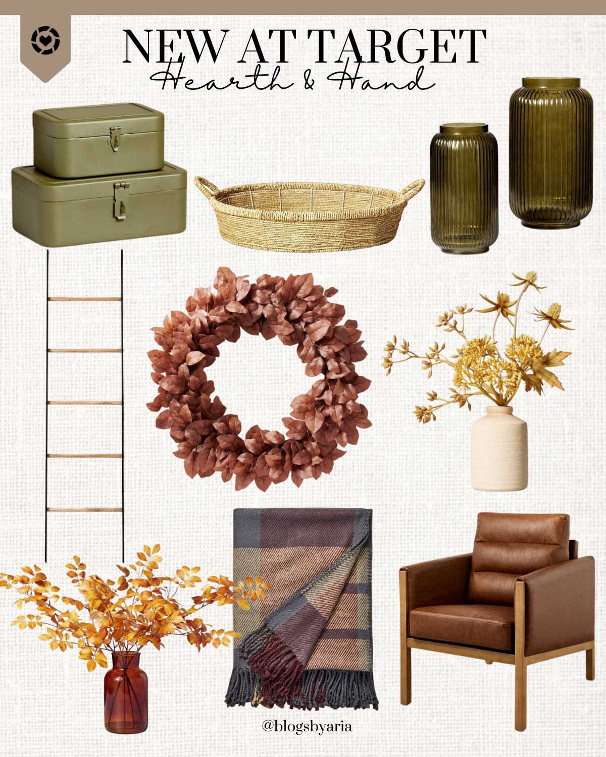 Unveiling the Hearth & Hand Fall Decor 2023 at Target! Blogs by Aria