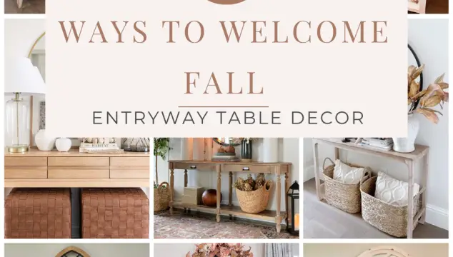 21 Ways to Welcome Fall: Stunning Entryway Table Decor Ideas