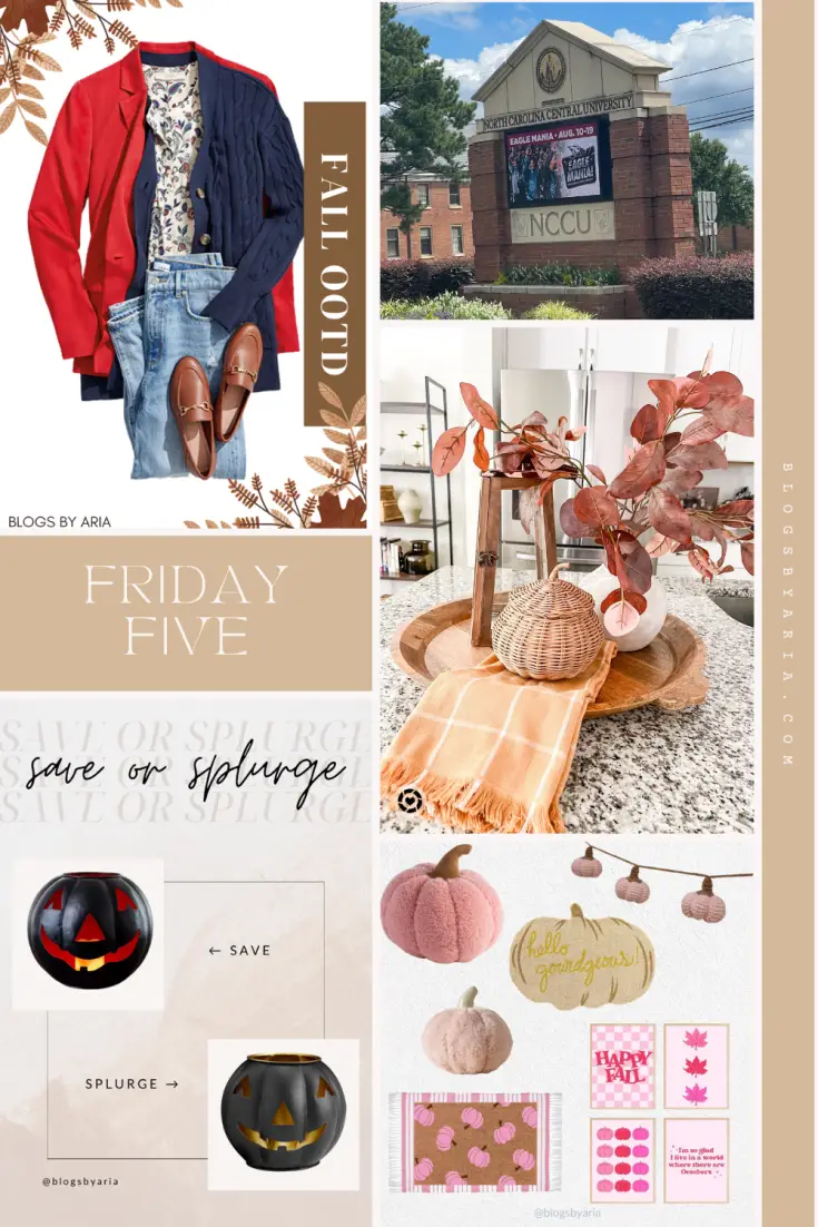 Friday Five - what I'm loving this week