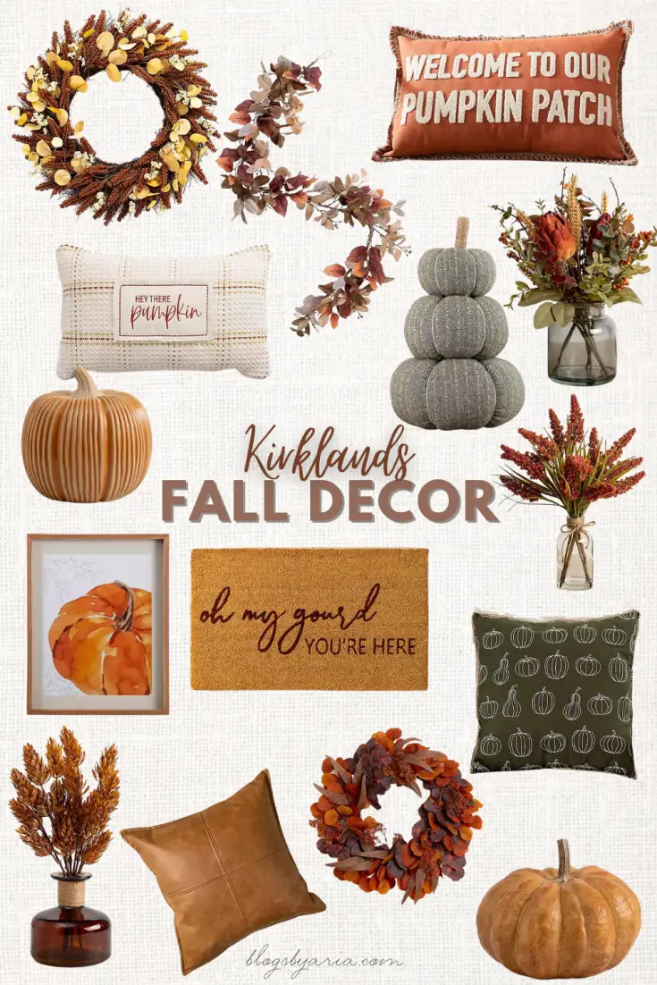 Fall in Love with Your Home Kirkland's Stylish Fall Decor Picks