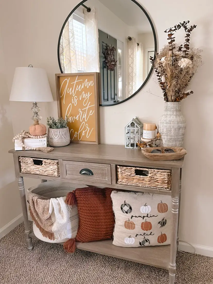 Ways to Welcome Fall: Stunning Entryway Table Decor Ideas