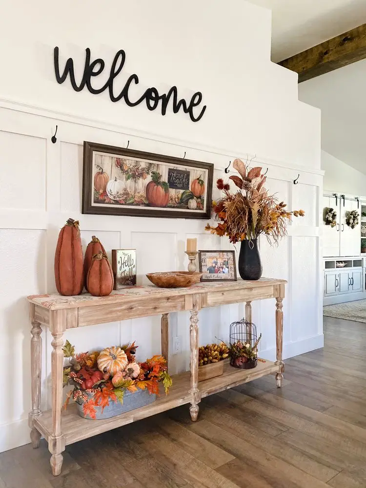 Ways to Welcome Fall: Stunning Entryway Table Decor Ideas