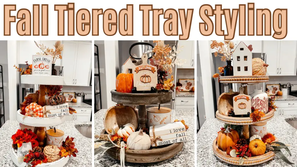 Fall Tiered Tray Styling YouTube video