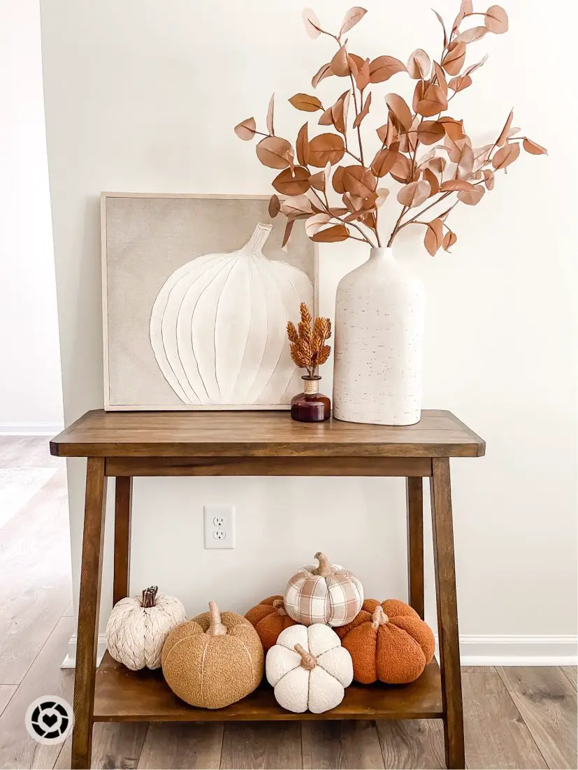 cozy fall decor in the living room, decorating for fall, simple and neutral fall living room decor, fall living room ideas, my cozy fall living room, fall living room decor ideas