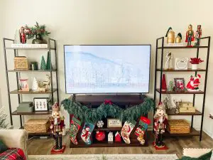 Christmas Styled Shelves