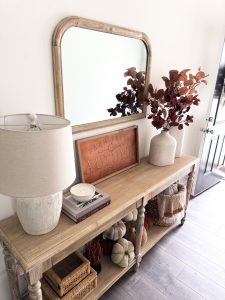 Fall Entryway Table